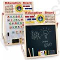 Magnetic Wooden Board for Kids - Education Board for Kids, Slate Board, Doodle Board for kids, Writing Board, ABCD Magnetic Letters with Board. 