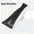 Dual PSU Supply 24-Pin ATX Cable, for ATX Motherboard Cable. 