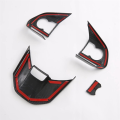 Steering Wheel Cover Trim Kit for Yaris 2023 2024 Southeast Asia Version Interior Spare Parts Carbon Fiber. 