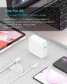 USB C To USB C Fast Charging Cable, Type C To Type C Cable 60W/3.1A 100W 5A For Galaxy S21/20+ Note 20, MacBook Air/Pro IPad Pro. 
