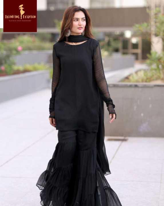 NEWLY Launched 3 Pecs Stitched Stylish Suit For Girls.