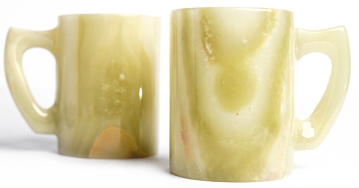 Mug Onyx Hand Made 1 Piece Crafted Healing Stone Coffee, Tea Mug a Best Decoration & Gift Piece (Marble/Onyx Hand Crafted)