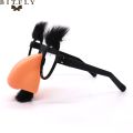 New Stylish Lovely Funny Foolish Nerd Halloween Black Old Man Glasses Eyebrow Nose with Mustache Costume Party decoration suppli. 