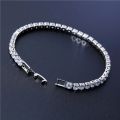 【shenggangshangmao001】SIPENGJEL 4 mm Cubic Zircon Tennis Bracelets For Women TemperamenIced Out Round Stone Hand Chain Jewelry. 