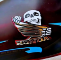 1pc Honda skull logo new design bumpers stickers | car stickers | bike stickers. 