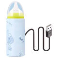 1Pcs Portable USB Baby Bottle Warmer Travel Milk Warmer Infant Feeding Bottle Heated Cover Insulation Thermostat Food Heater. 