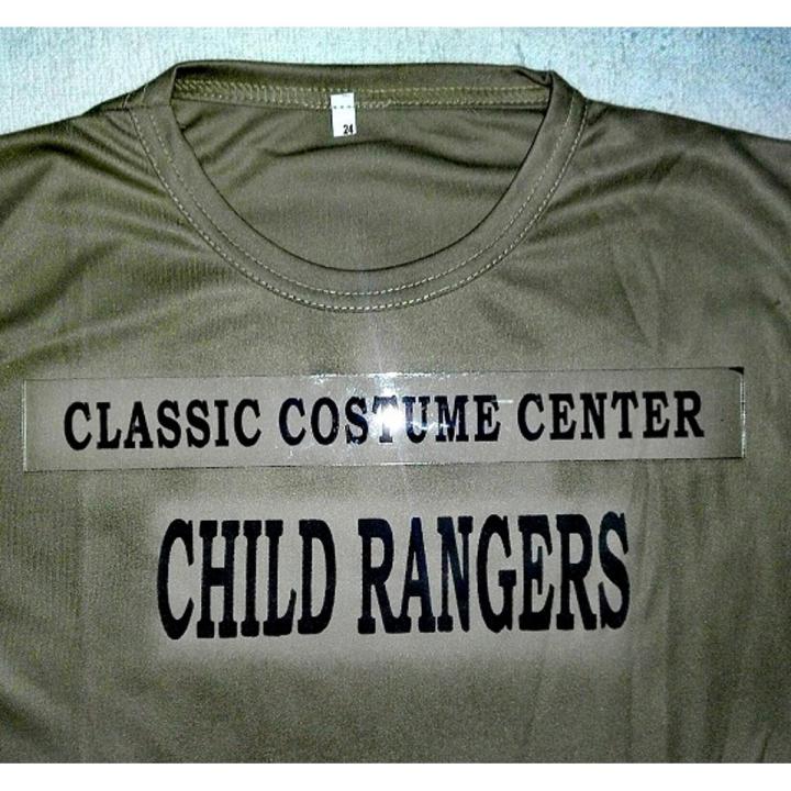 Rangers costume / dress for kids ( T-Shirt, Pant and P-Cap, Total 03 items ).