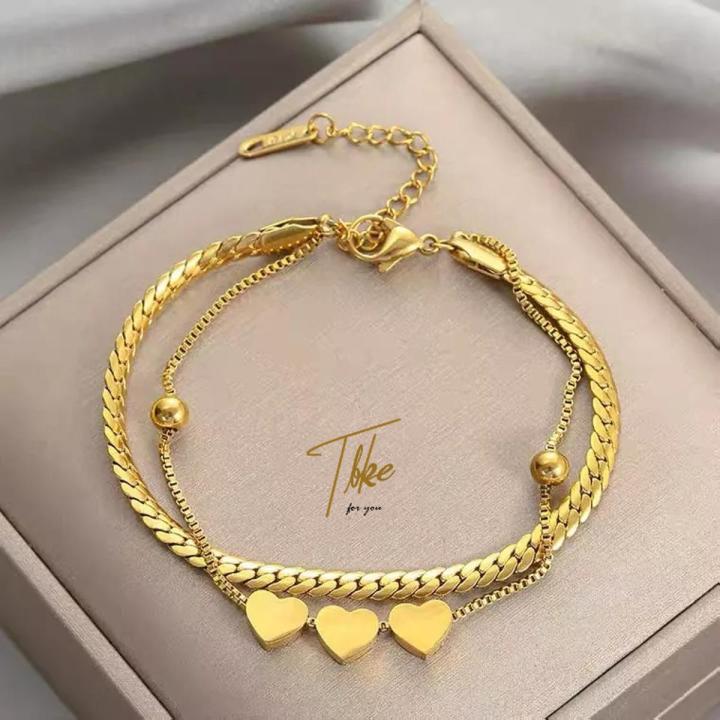 Tala 18K Gold Kyle Inspired - Twining Love Bracelet For Women Exquisite packaging