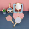 Wood Mirror Hand Mirror Makeup Mirror Vanity Mirror Vintage Mirror. 
