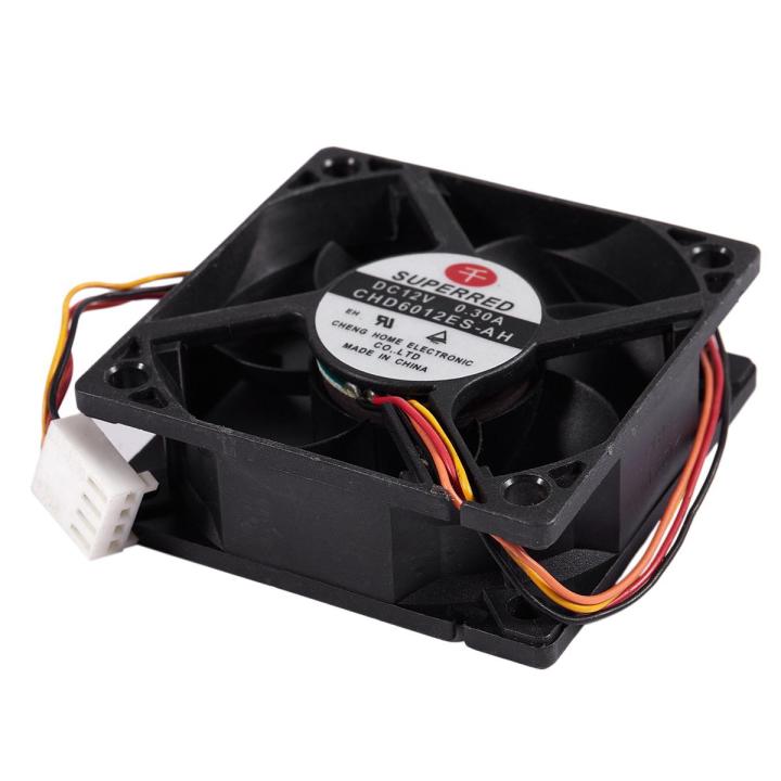 FLYEER DC 12V 0.3A 60mm 4 Pin Connecter PC Computer Case Fan CHD6012ES-AH
