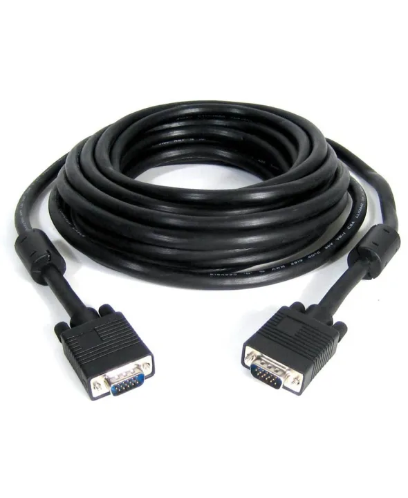 VGA%20Cable%20Male%20To%20Male%2015%20meter%20BLACK/WHITE/BLUE%20-%20Image%205