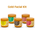 Glomesh Gold Facial Kit Saloon Pack/Parlor Pack (5 Jars). 
