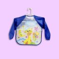 Full Sleeve Bibs,Kid apron Baby and Toddler Bibs, Bibs for Girls and Boys, Large for 1-3 Years, Short Sleeve Waterproof Bib for Kids baby accessories. 