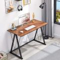 Computer Desk Laptop Stand, Computer Stand with K-Shape Design Modern and Best suited for Online Work and Study Desk Small Writing Desk Wood and Metal Table Simple Style K Study Desk Work Laptop Workstation. 
