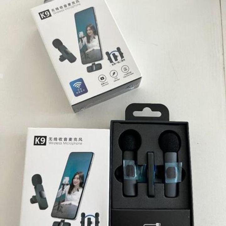 K9 WIRELESS COLLAR MIC IPHONE/ANDROID & TYPE C SUPPORTED WIRELESS MICROPHONE