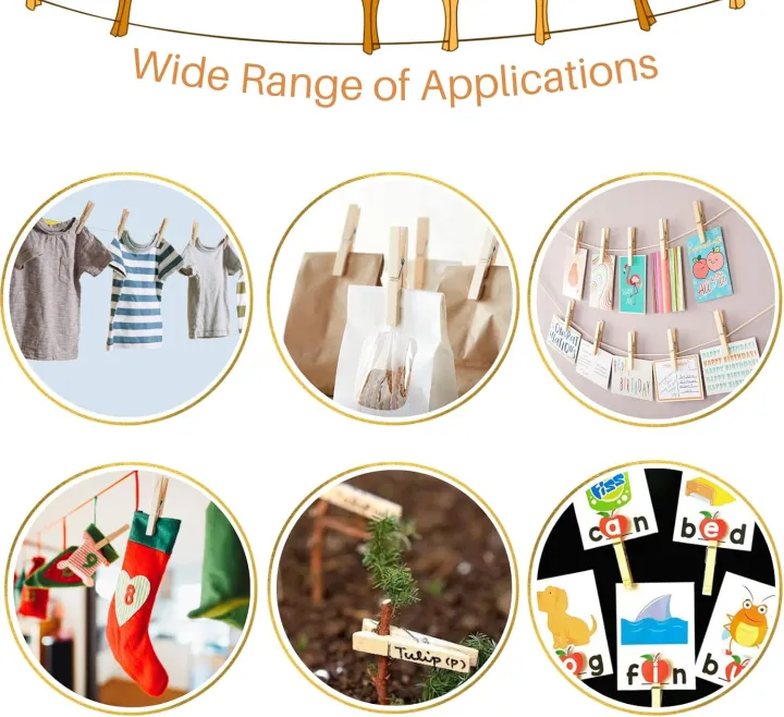 Pack%20of%20Wooden%20Clothes%20Pins%20Large%20Natural%20Wood%20Heavy%20Duty%20Wood%20Clips%20Rust%20Resistant%20for%20Classroom,%20Crafts%20for%20Hanging%20Clothes%20Pictures,%20Outdoor%20Clothes%20Line%20Clips%20for%20Drying%20Laundry,%20Household%20Clothespin%20Pegs%20-%20Image%204