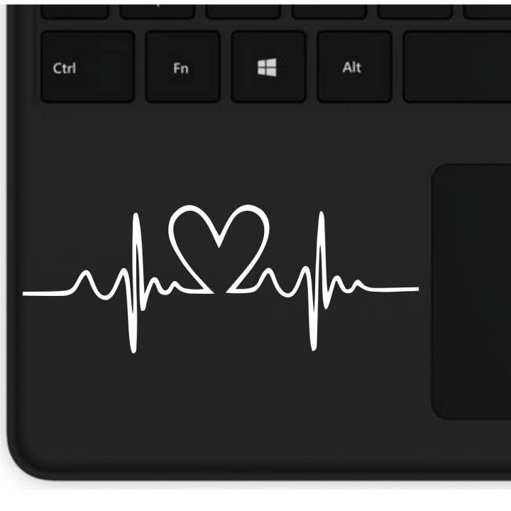 HeartBeat Laptop Sticker Decal New Design, Car Stickers, Wall Stickers High Quality Vinyl Stickers by Sticker Studio