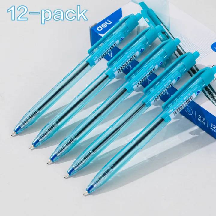 Deli%20-%20EQ02130-Xtream%20Retractable%20Ball%20Point%20Pen((12Pens/Box)%20-%20Blue%20-%20Image%202