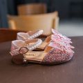 Oyamerbaby 21-35 Size Girls Korean Style Bow Sequin Dance Performance Princess Sandals. 