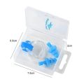 Silicone Swimming Nose Clip Ear Plugs with Carry Case. 