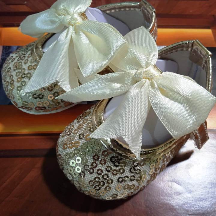 Baby Fancy Shoes With Star Girls Shoes Shining GS P16 Daraz.pk