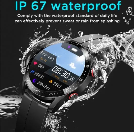 HW20%20Smart%20Watch%20ECG+PPG%20For%20Men/Women%20Waterproof%20Bluetooth%20iPhone%20Samsung%20-%20Image%202