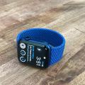 2022  Black Unity  Official colorful Braided Nylon Elastic Solo Loop Compatible with i  Watch 7 SE 6 Strap 41mm 45mm  44mm 40mm watchband for I Watch Serie 5 4 3 Belt Bracelet 38mm 42mm. 