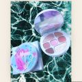 Korean Mini Eyeshadow And Highlighter Palette, Korean Makeup 2 In 1 Eyeshadow And Highlighter Palette. 