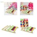 Weaving Loom Handmade DIY Creative Tapestry Loom Frame Birthday Gift Weave Loom w 2 Yarns. 
