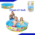 Intex Swimming Pool | Best summer Gift | Best Quality Swimming pool | Import Quality | NON-INFLATABLE SWIMMING POOL | Without Air Swimming Pool | swimming pool for kids |  (4FT-5FT-6FT-8FT)(58477,56451,56452,58472). 
