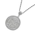 【happy one】Men Hip hop 6ix9ine Rapper pendant necklaces fashion Male Ice Bling rotating pendants necklace gifts. 