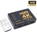 Hdmi Switch 5 Port 2k/4k / HDMI Switch 5 to 1 / HDMI 5 Port Swither 5 In 1 Out With Remote. 