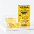 ALOKOZAY HERBAL GINGER LEMON TEA BAG - 25 TEA BAGS IN FOIL WRAPPED ENVELOPES (IMPORTED FROM DUBAI). 