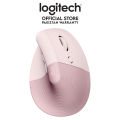 Logitech Lift Vertical Ergonomic Wireless Mouse Rose. 