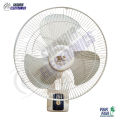 PAK Fans Wall mounted Bracket Fan - Deluxe Model 16 inches - Copper Winding for Room White. 