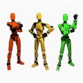 Upgraded 3D printed multi-joint action figure Lucky 13 Carrot Man assembly and decompression toy variety model. 