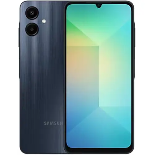 Samsung Galaxy A06 RAM 4 GB ROM 128 GB Front Camera	8 MP Back Camera	50 MP + 2 MP Battery Type	5000mAh