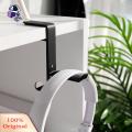 Headphone Stand with Anti-drop Design Headphone Stand Hook Holder Clip Anti-drop Design Curved Desktop Bookcase Protects Headphones Prevents Slipping Rounded Bevel Headphone Bracket. 