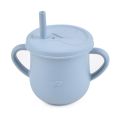 SOME Baby Feeding Straw Cup Learning Drinking Silicone Sippy Mug with Double Handle. 