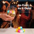 Reusable Plastic Ice Cubes 12 count (Colors May Vary) - Order Now !. 