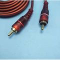 1.5M/3M/5M/10M Gold-Plated 2*6.35mm to 2 RCA Cable Stereo Audio Aux. 