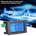 AC Voltmeter Digital Plastic Two-wire 2 times/s LCD Screen for Lab. 