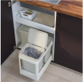 IKEA bin with lid ight grey. 