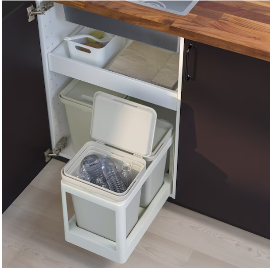 IKEA bin with lid ight grey