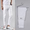 Classic White Cotton Jeans Pant for Slim Fir Boys Models with Perfect Style - Casual and Office wear. 