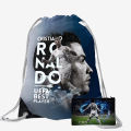 Traverse CR7 - Ronaldo Drawstring Bags For Girls / Bags For Kids / Bags For Boys with Pencil Pouch. Digitally printed on Fabric. 