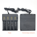 1 Piece 18650 Battery Charger 4 Slots Charging for 3.7V 18650 26650 21700 14500 16340 EU Plug. 