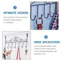 Over Door Hanger Hook Rack, Multipurpose Hanging Rack with 7 Hooks. 
