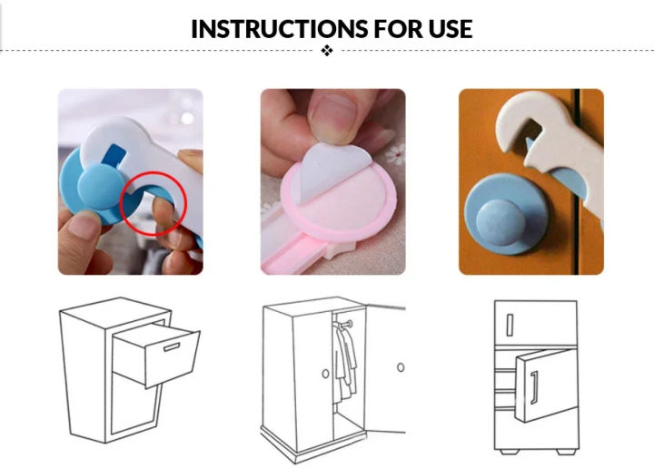 1%20PCS%20Baby%20Proof%20Cabinet%20Latches%20/%20Cabinet%20Drawer%20Door%20Fridge%20Blockers%20Lock%20/%20Child%20Proof%20Cabinet%20Locks%20for%20Kitchen%20-%20Image%208
