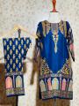 2Pc Digital Block Printed Stitched Kurta & Trouser For Women And Girls.. 